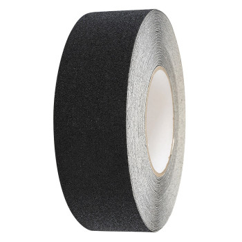 SAFETY TAPE 50MM X 18M JUOSTA JUODA