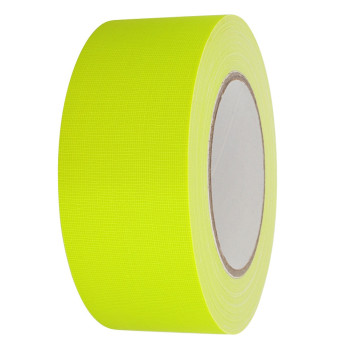 NEON GAFFER-TAPE 50MM X 25M JUOSTA GELTONA
