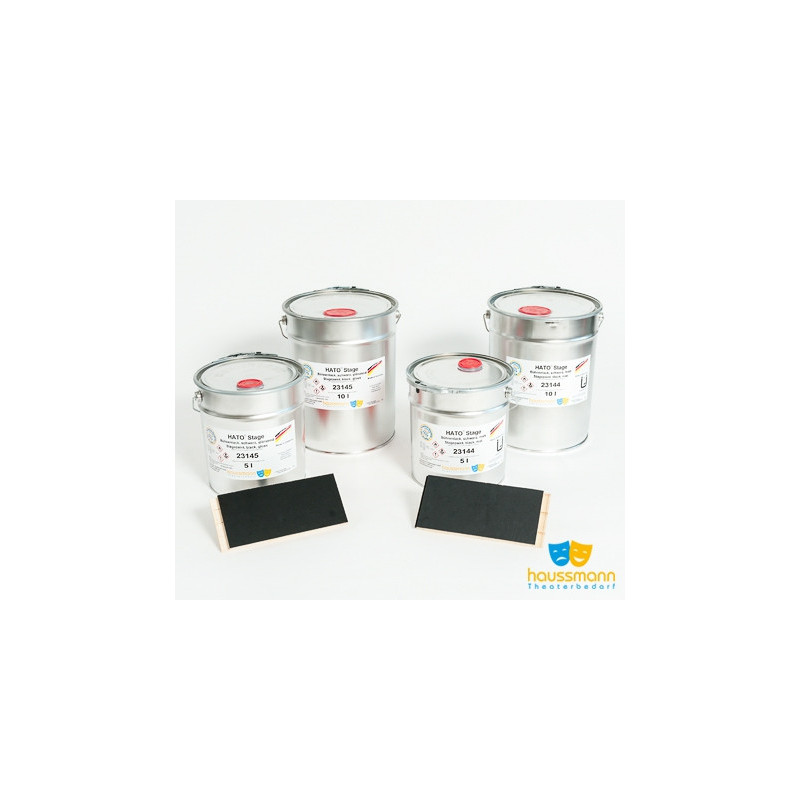 HATO® Stage Lacquer dažai, juodi matiniai, 5L